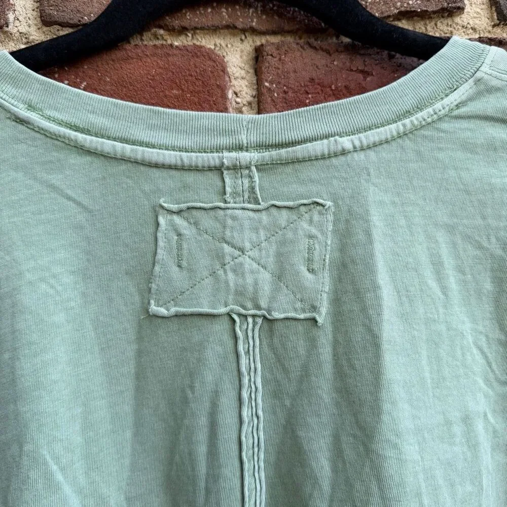 Free people We The Free Perfect Oversized long sleeve Tee green M NEW